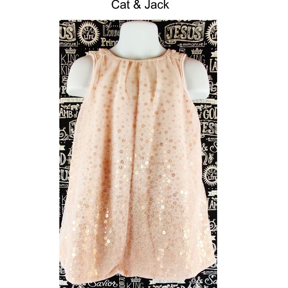Cat & Jack Sequence Dress Sz 2t